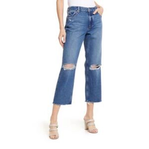 Nwot Paige Noella High Waist Straight Leg Jeans sz 32 #II